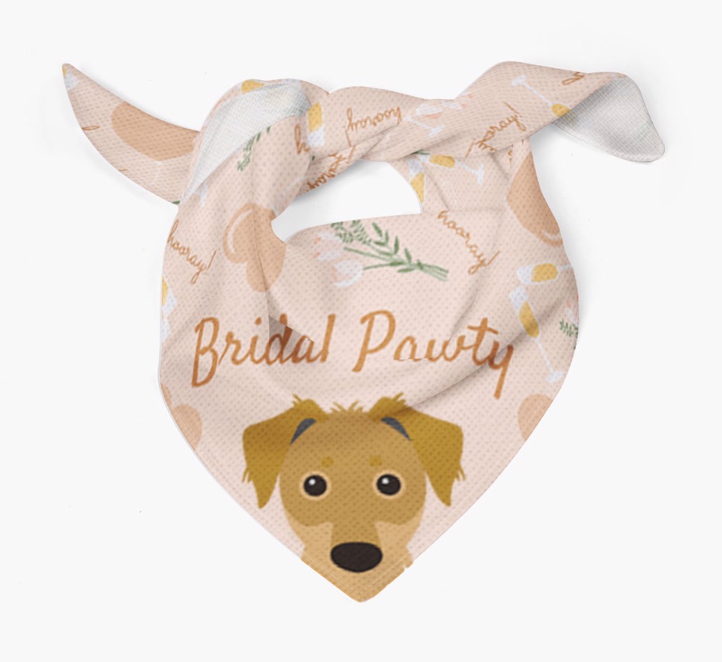 Bridal Pawty: Personalized {breedFullName} Bandana