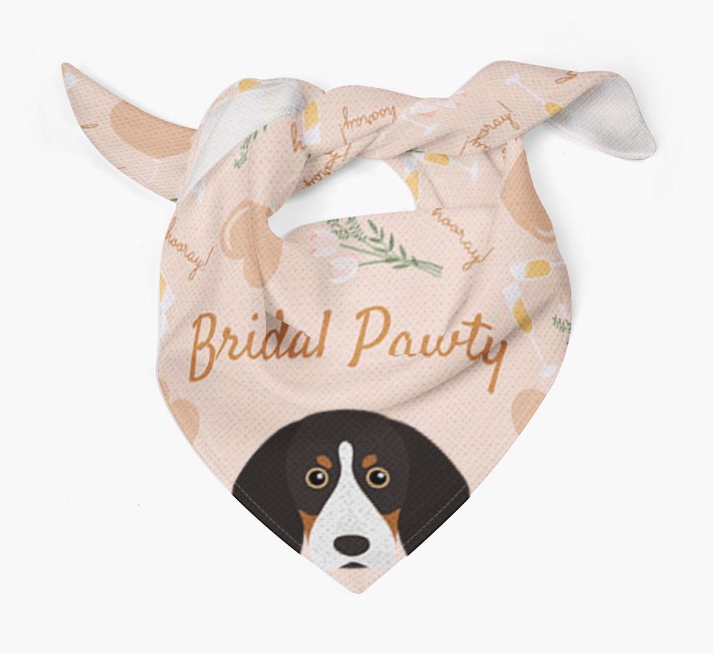 Bridal Pawty: Personalized {breedFullName} Bandana