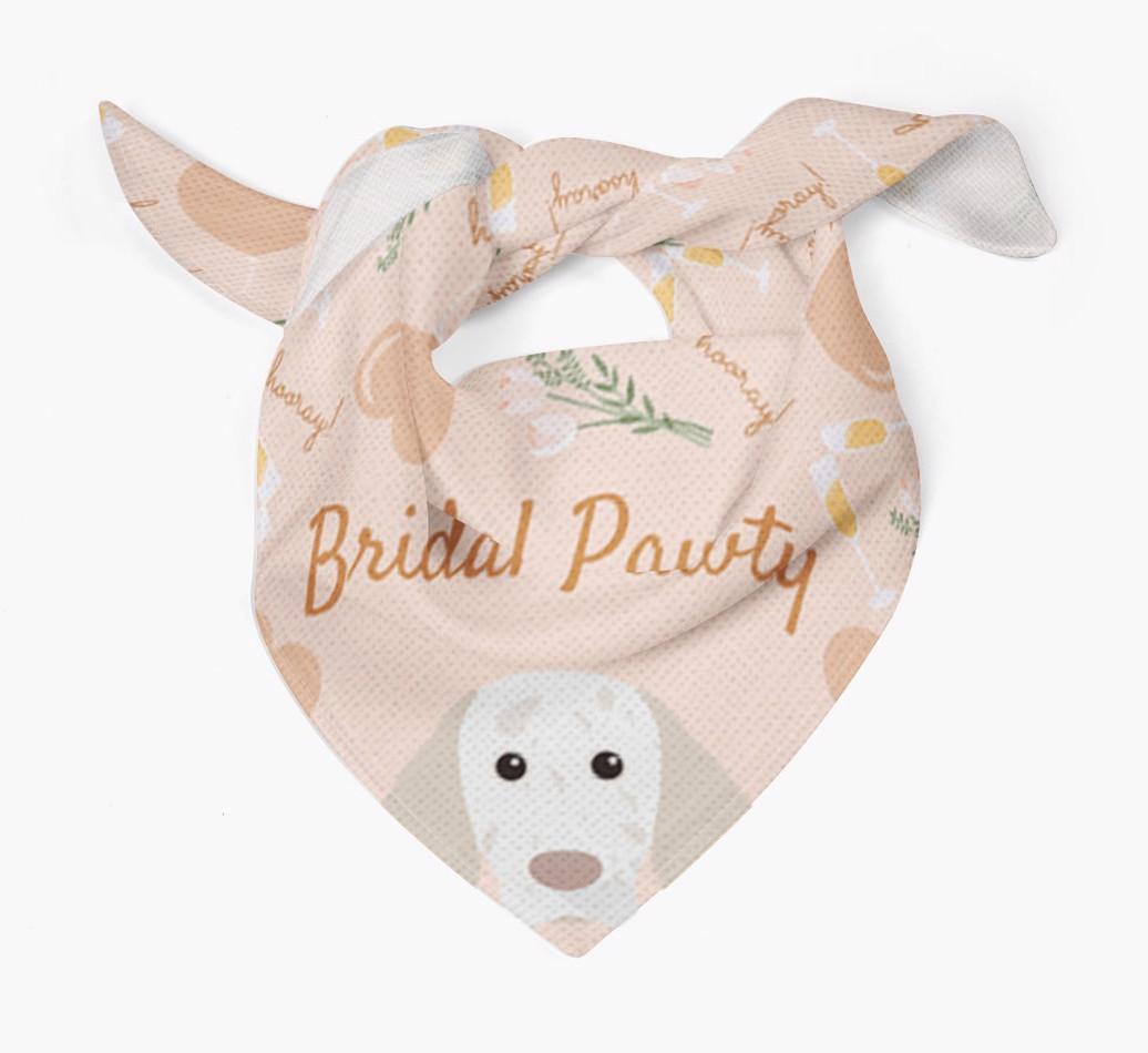 Bridal Pawty: Personalized {breedFullName} Bandana