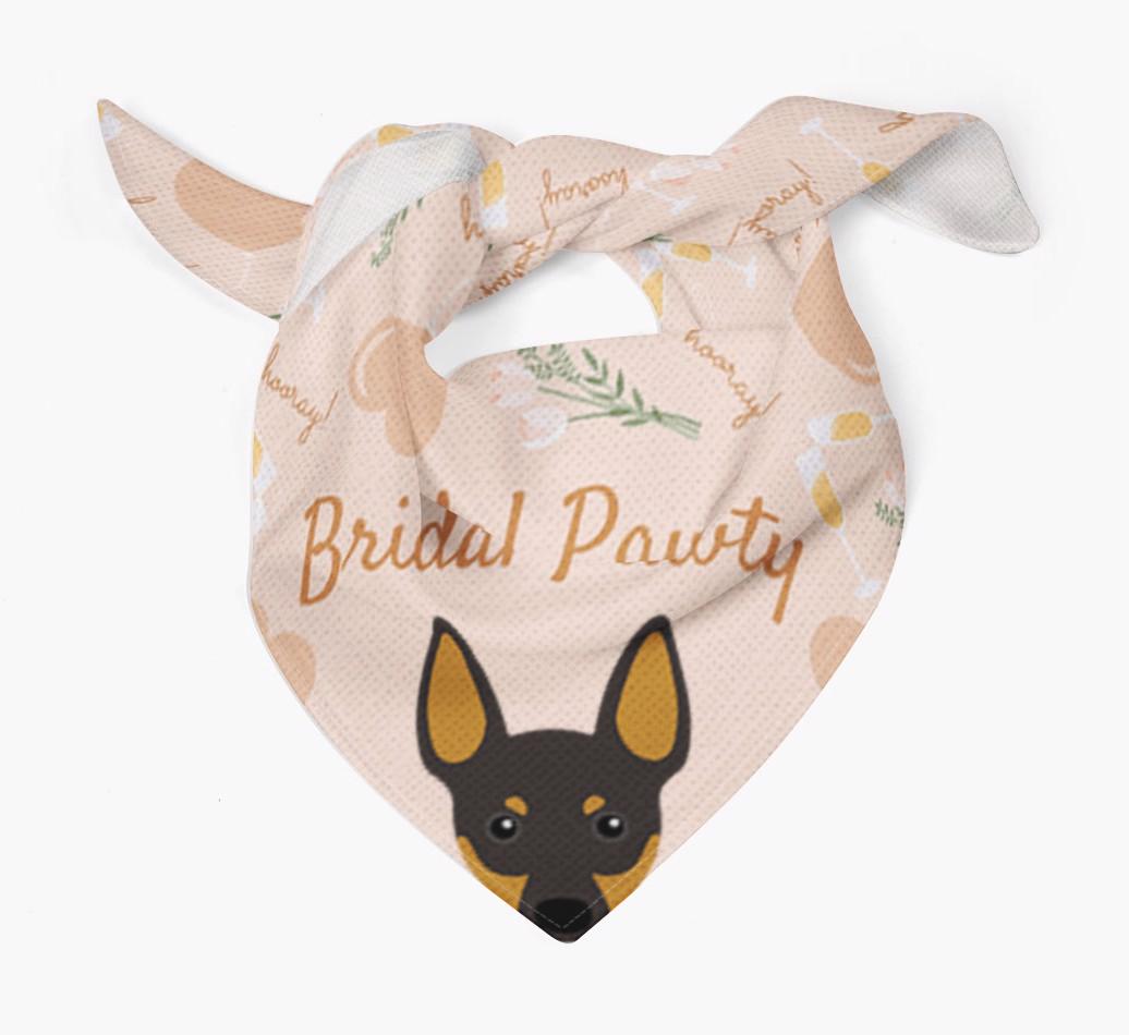 Bridal Pawty: Personalized {breedFullName} Bandana