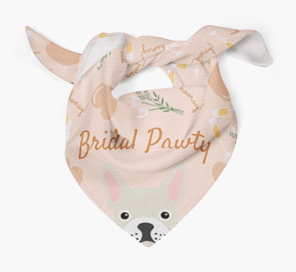Bridal Pawty: Personalized {breedFullName} Bandana