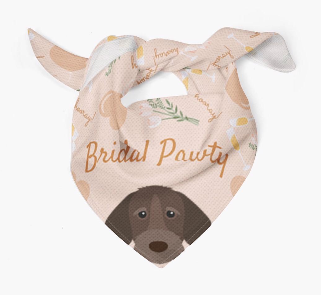 Bridal Pawty: Personalized {breedFullName} Bandana