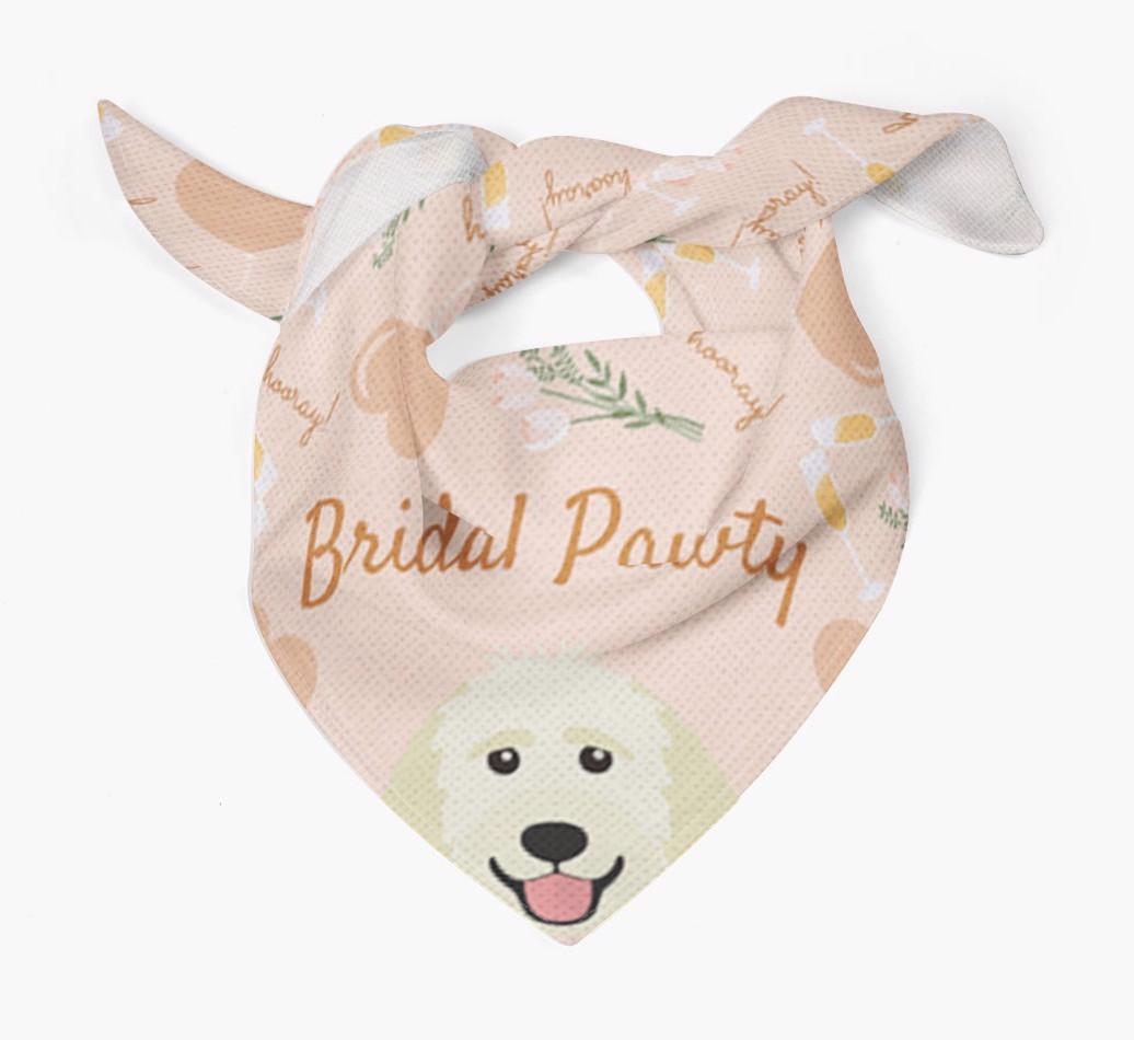 Bridal Pawty: Personalized {breedFullName} Bandana
