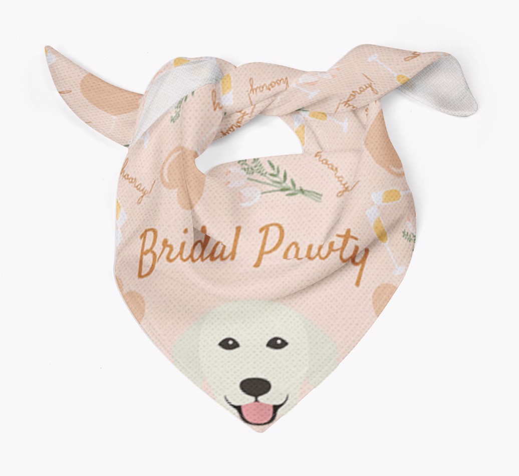 Bridal Pawty: Personalized {breedFullName} Bandana