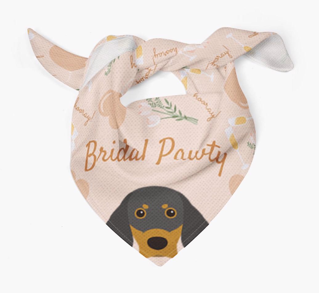 Bridal Pawty: Personalized {breedFullName} Bandana