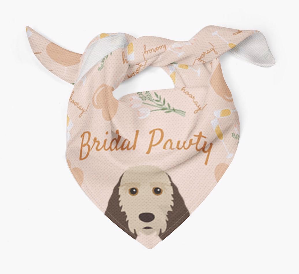 Bridal Pawty: Personalized {breedFullName} Bandana