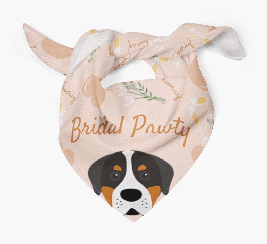 Bridal Pawty: Personalized {breedFullName} Bandana
