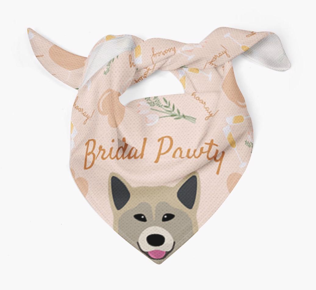 Bridal Pawty: Personalized {breedFullName} Bandana