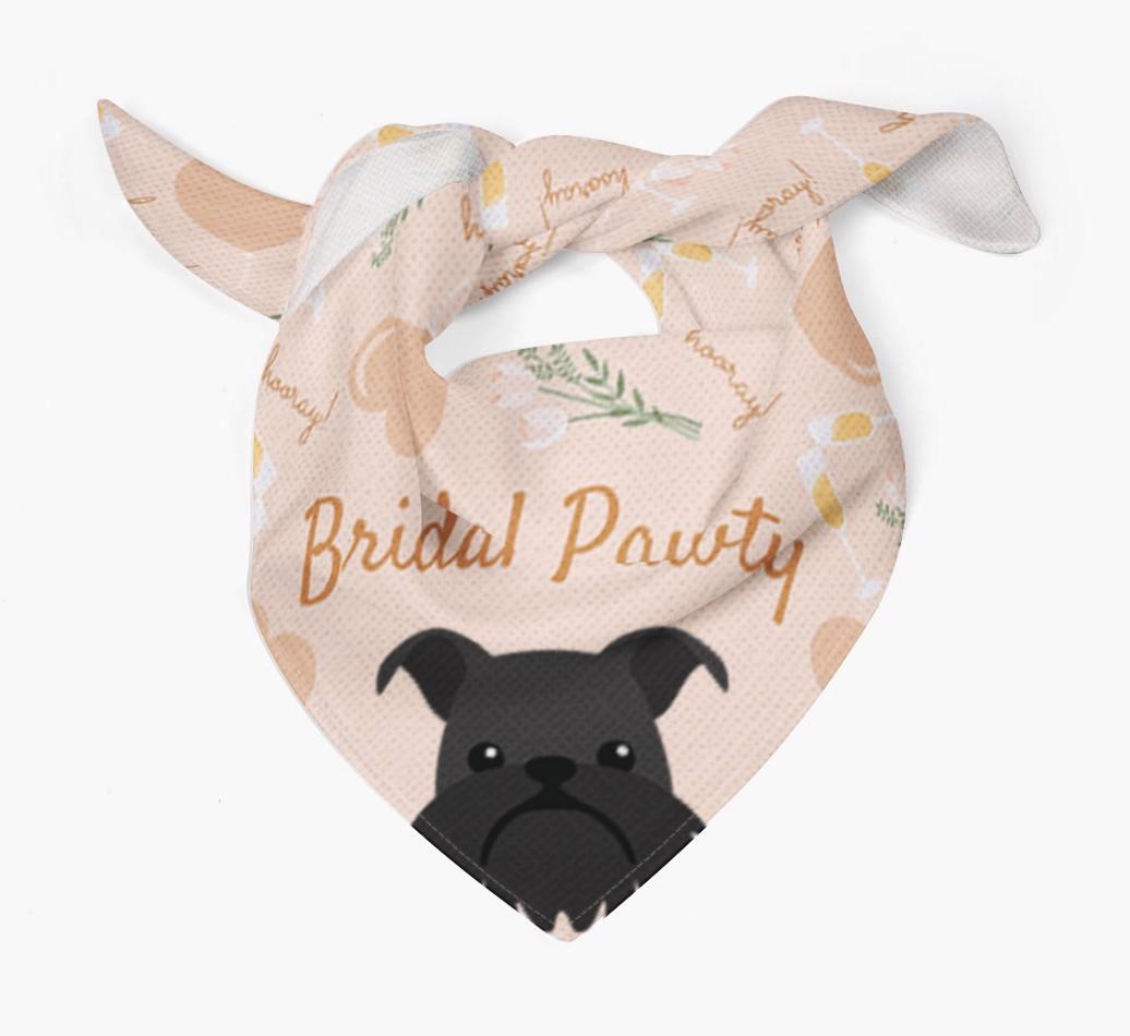 Bridal Pawty: Personalized {breedFullName} Bandana