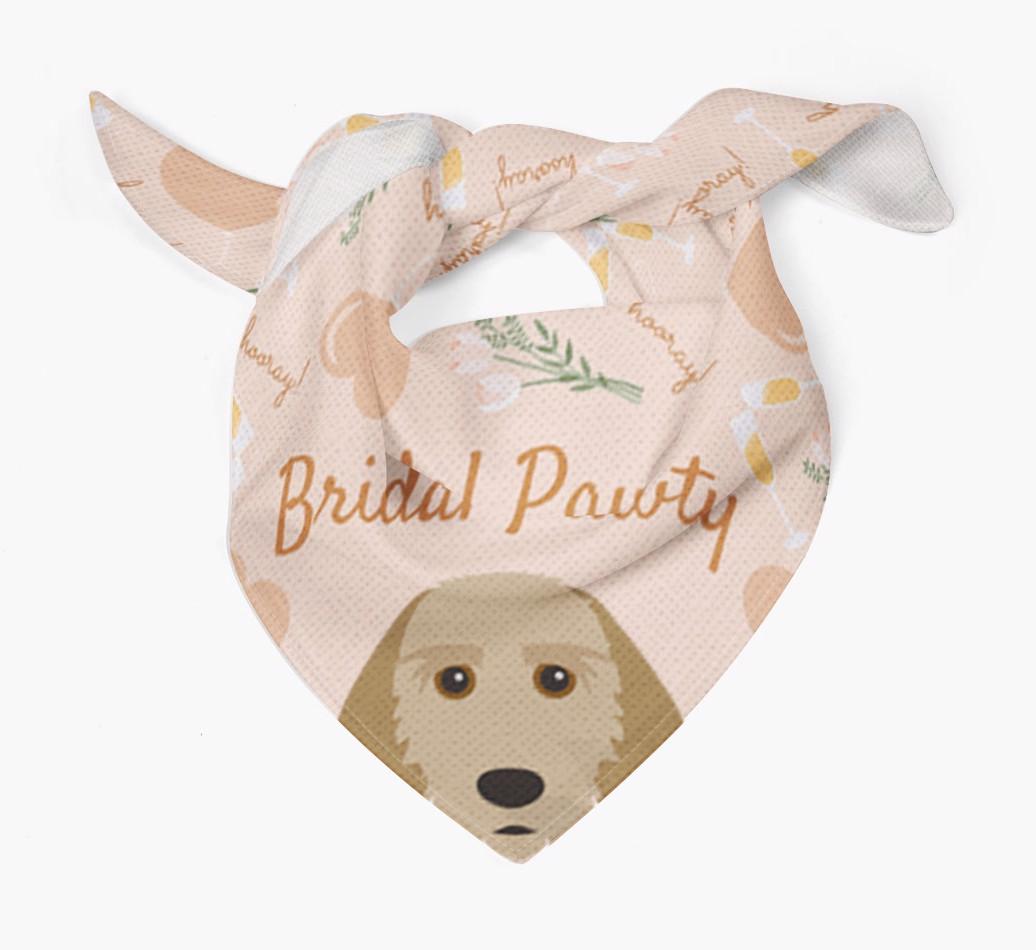 Bridal Pawty: Personalized {breedFullName} Bandana