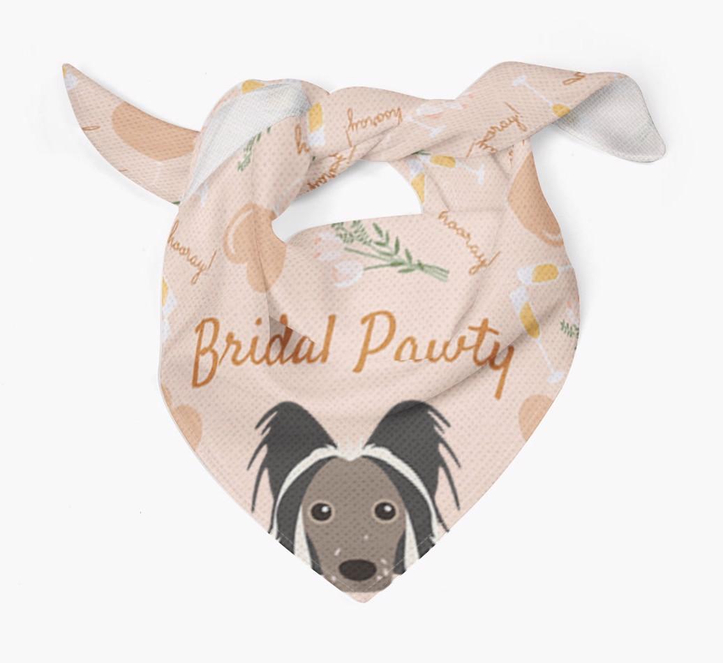 Bridal Pawty: Personalized {breedFullName} Bandana