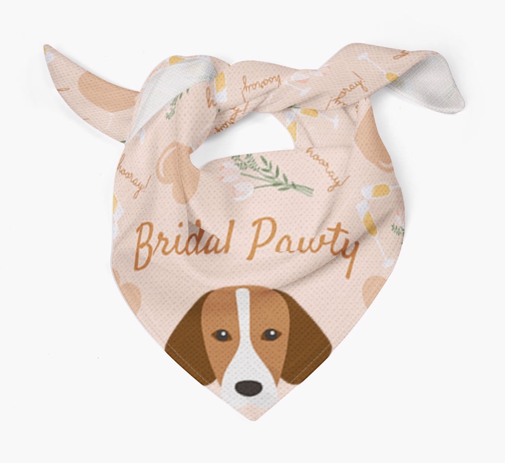 Bridal Pawty: Personalized {breedFullName} Bandana