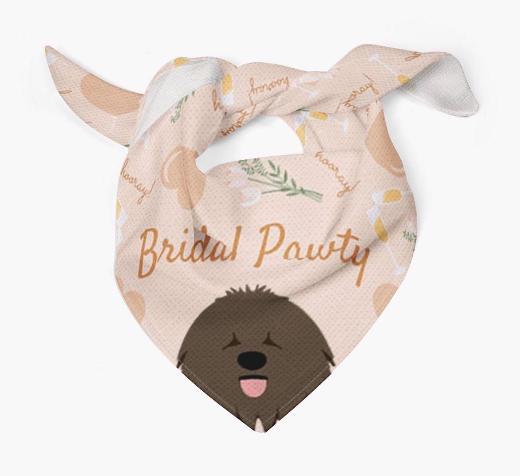 Bridal Pawty: Personalized {breedFullName} Bandana