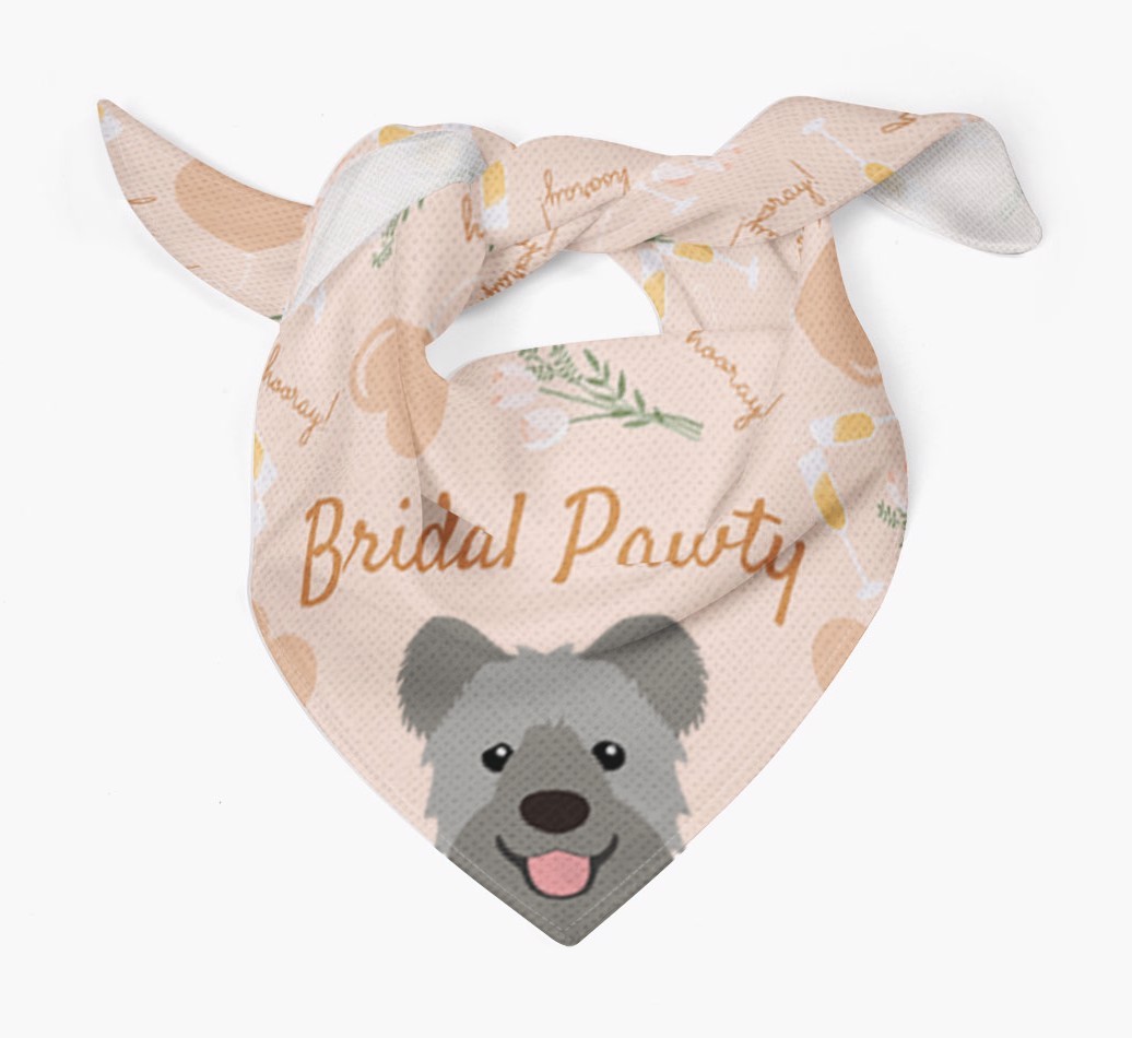 Bridal Pawty: Personalized {breedFullName} Bandana