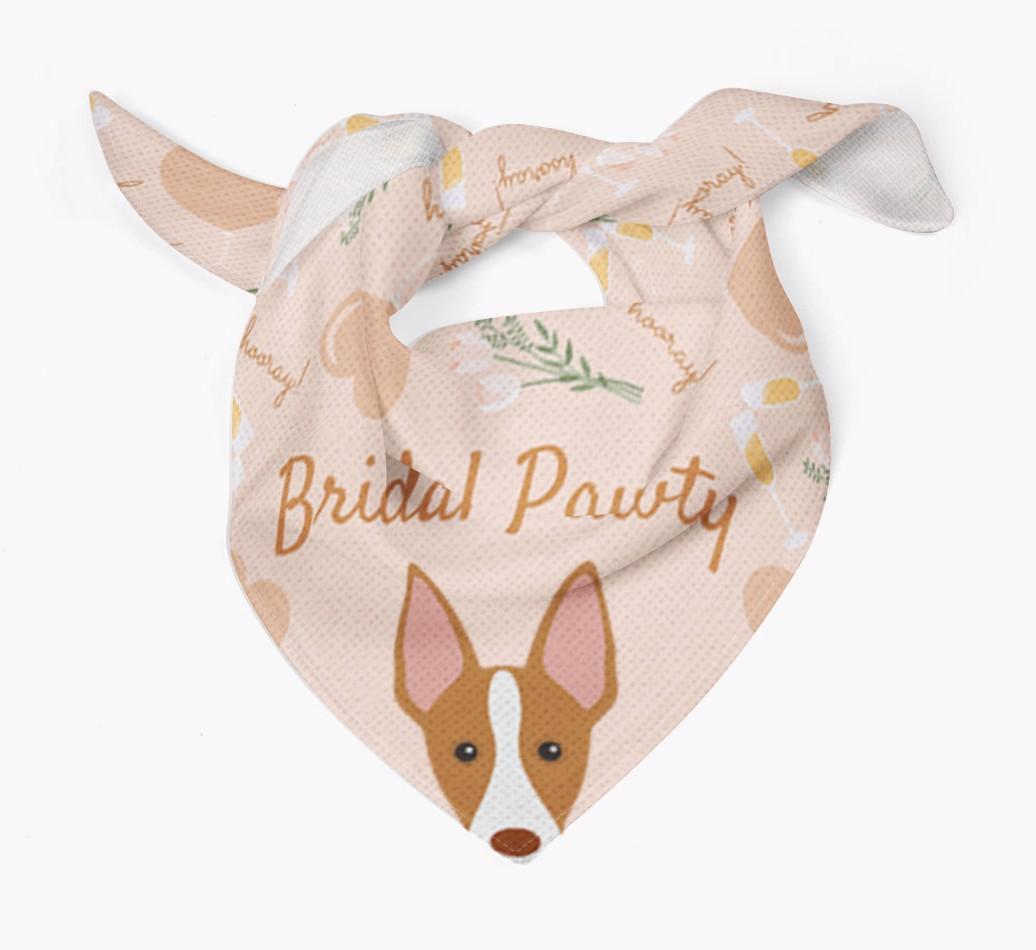 Bridal Pawty: Personalized {breedFullName} Bandana