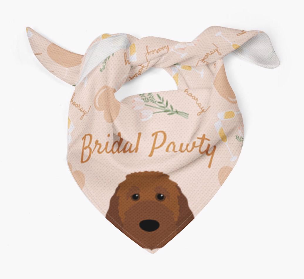 Bridal Pawty: Personalized {breedFullName} Bandana