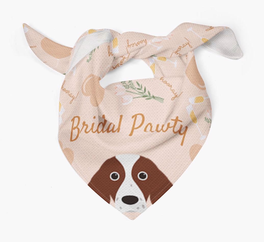Bridal Pawty: Personalized {breedFullName} Bandana