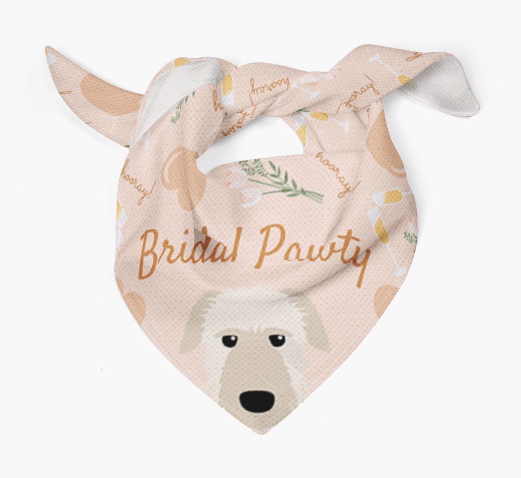 Bridal Pawty: Personalized {breedFullName} Bandana