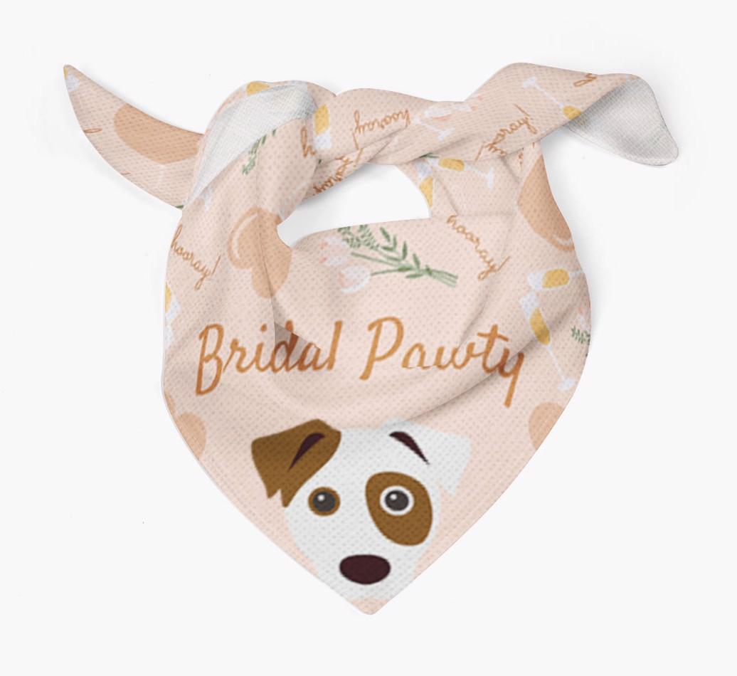 Bridal Pawty: Personalized {breedFullName} Bandana