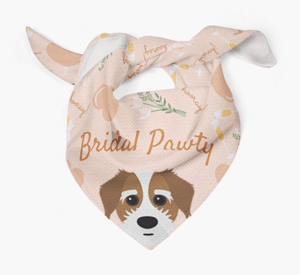 Bridal Pawty: Personalized {breedFullName} Bandana