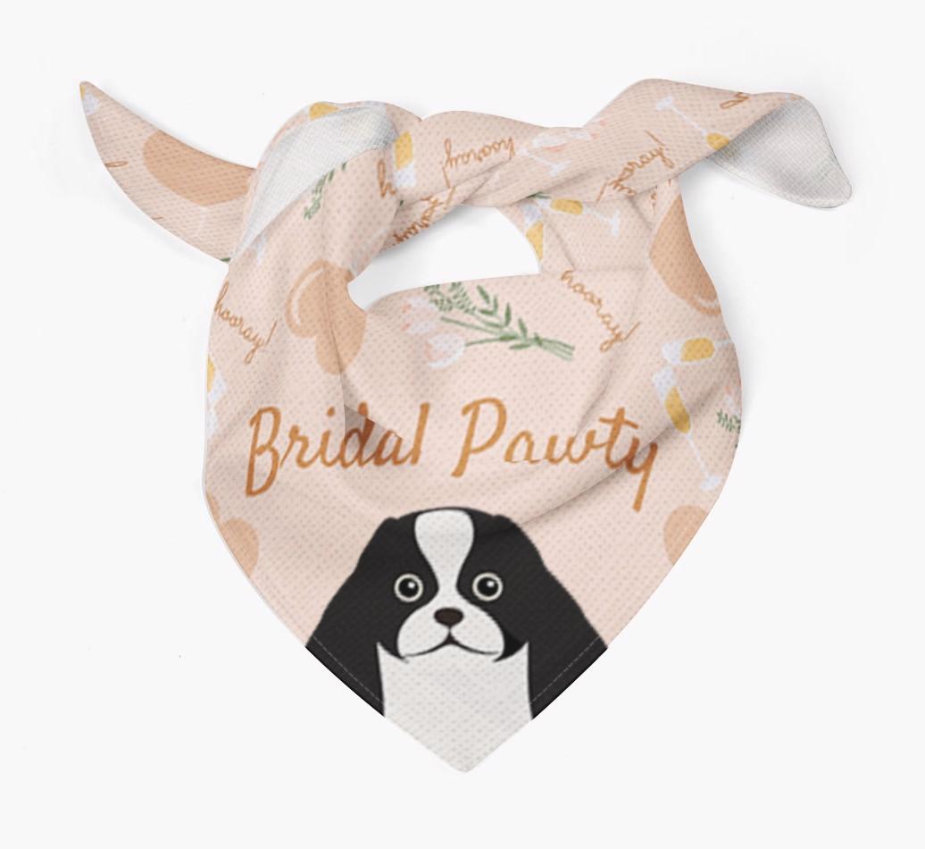 Bridal Pawty: Personalized {breedFullName} Bandana