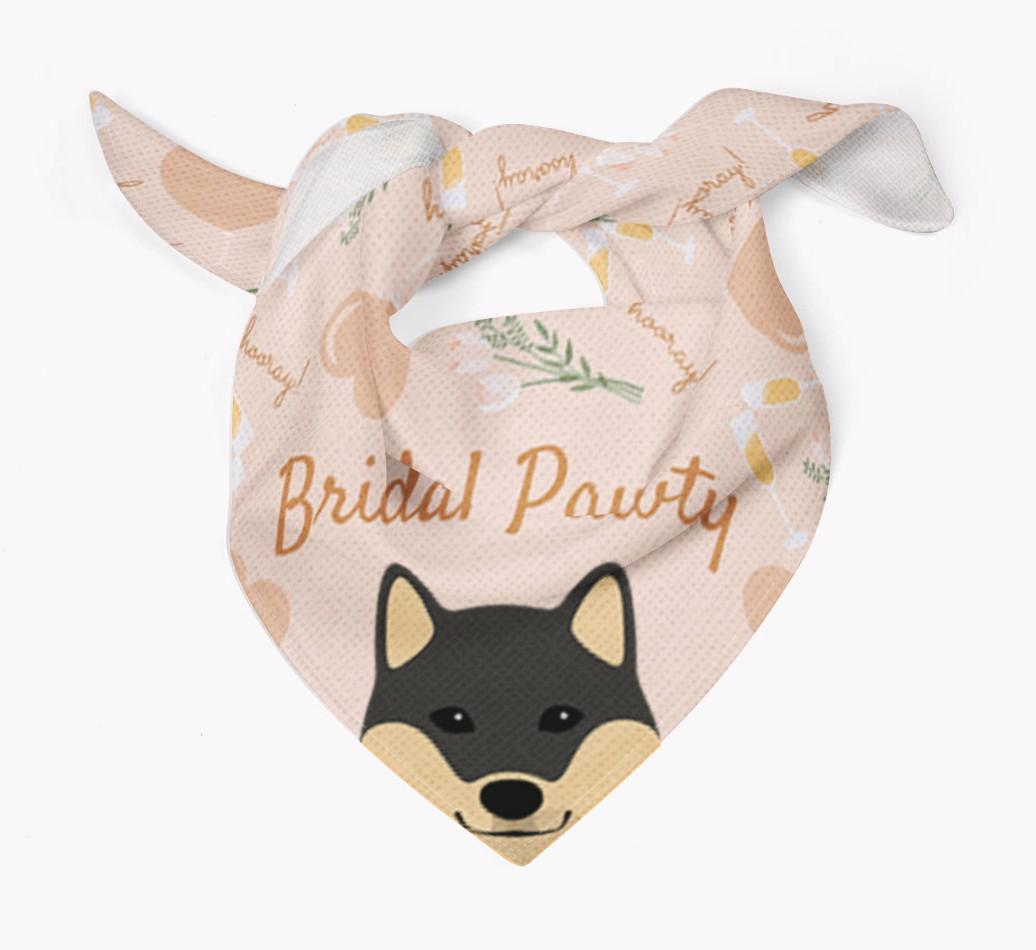 Bridal Pawty: Personalized {breedFullName} Bandana