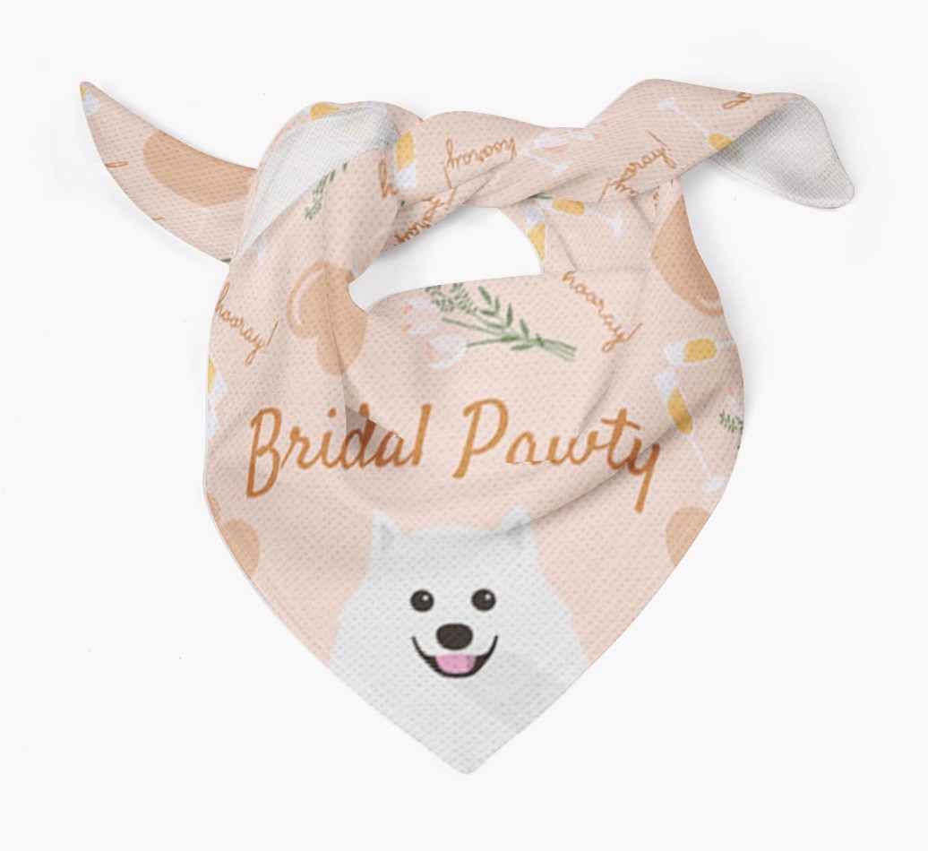 Bridal Pawty: Personalized {breedFullName} Bandana