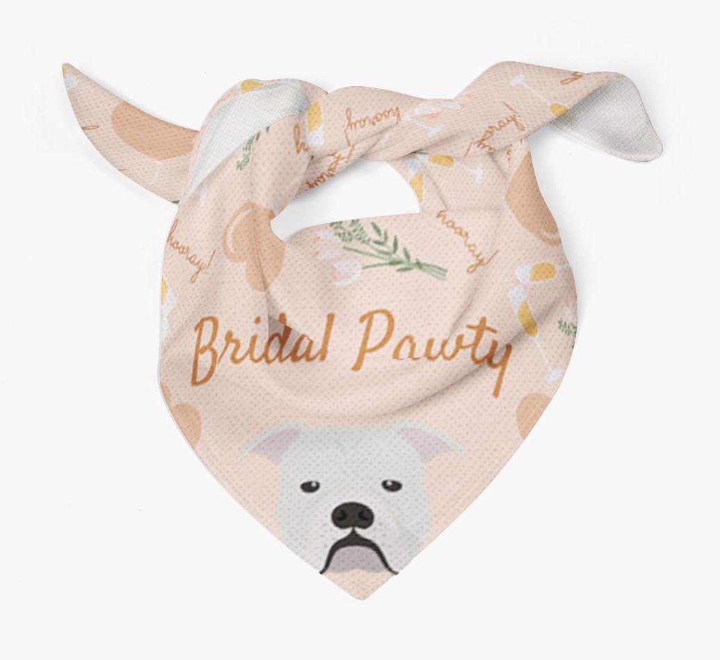 Bridal Pawty: Personalized {breedFullName} Bandana