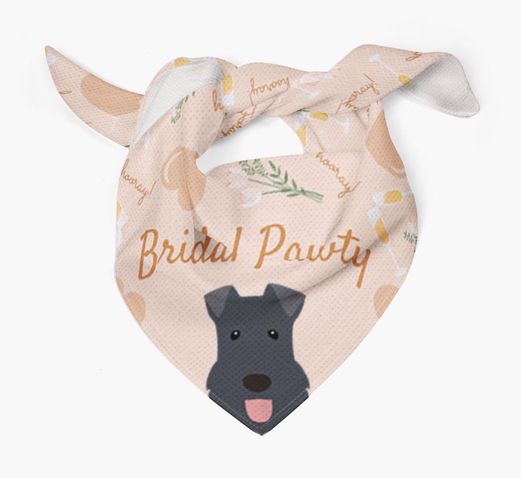 Bridal Pawty: Personalized {breedFullName} Bandana