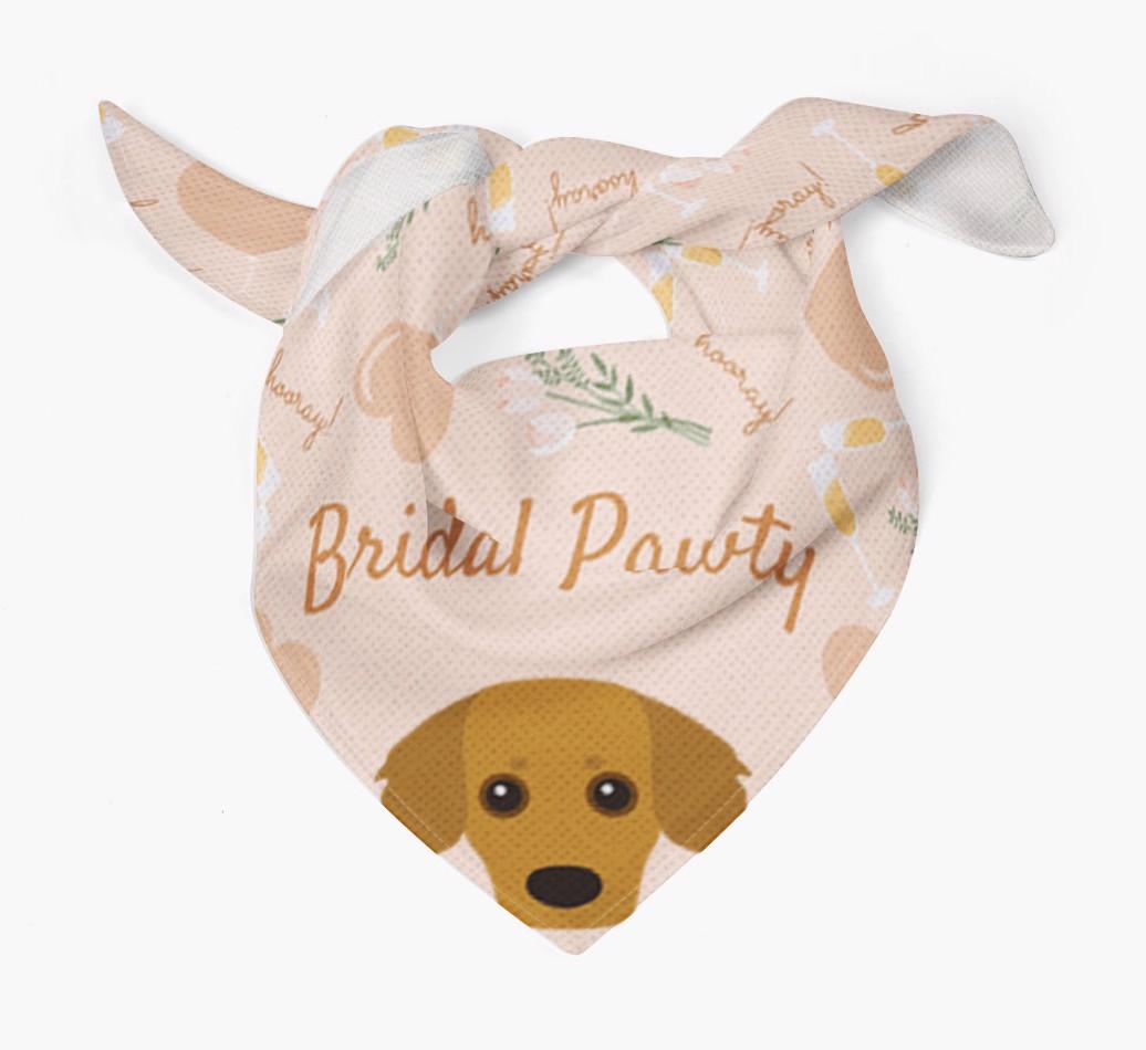 Bridal Pawty: Personalized {breedFullName} Bandana