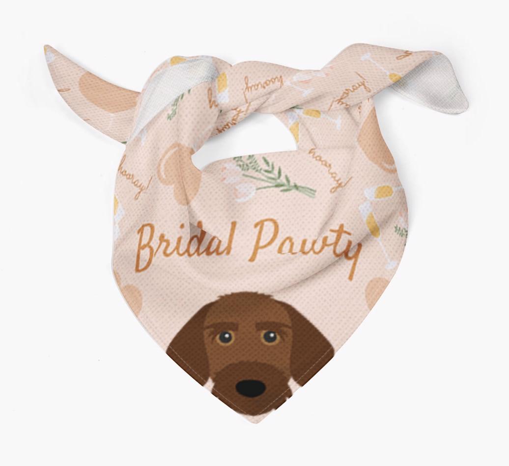 Bridal Pawty: Personalized {breedFullName} Bandana