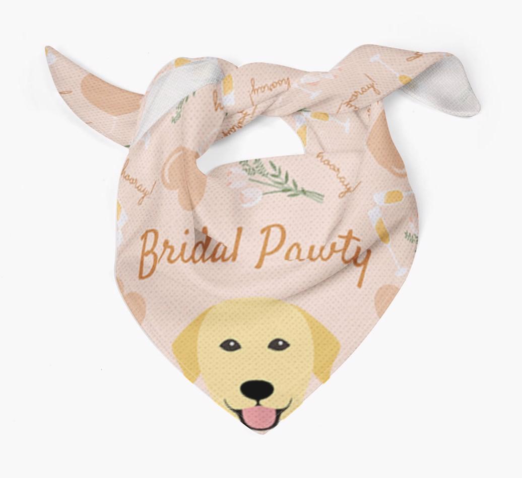 Bridal Pawty: Personalized {breedFullName} Bandana