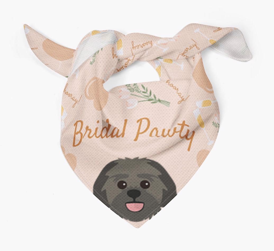 Bridal Pawty: Personalized {breedFullName} Bandana