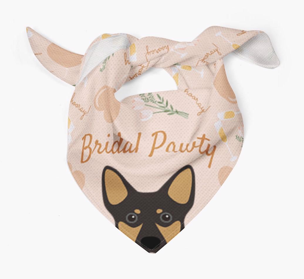 Bridal Pawty: Personalized {breedFullName} Bandana