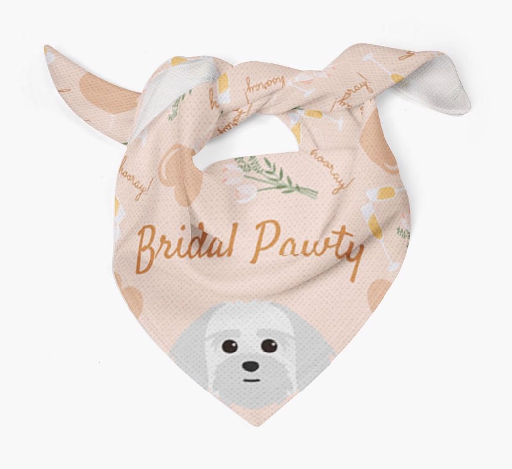 Bridal Pawty: Personalized {breedFullName} Bandana