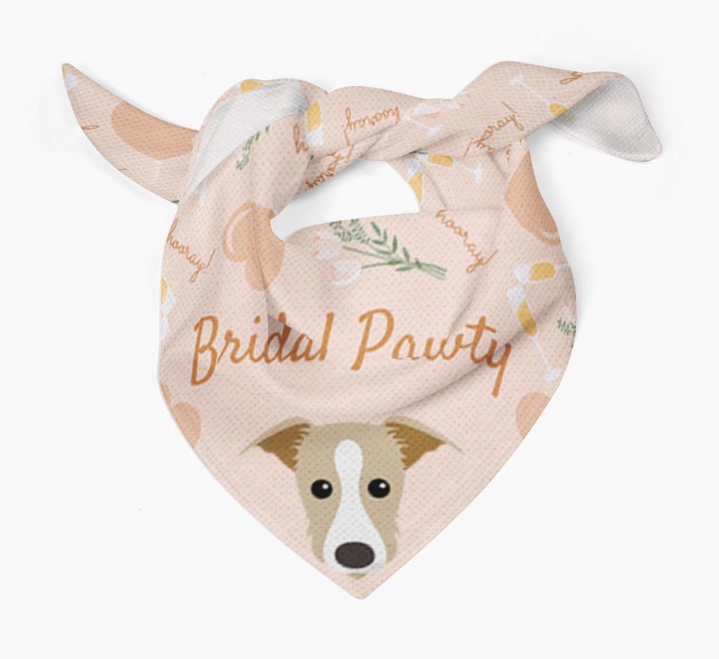Bridal Pawty: Personalized {breedFullName} Bandana