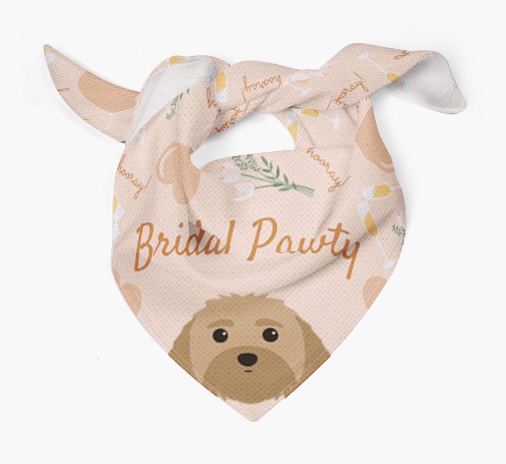 Bridal Pawty: Personalized {breedFullName} Bandana