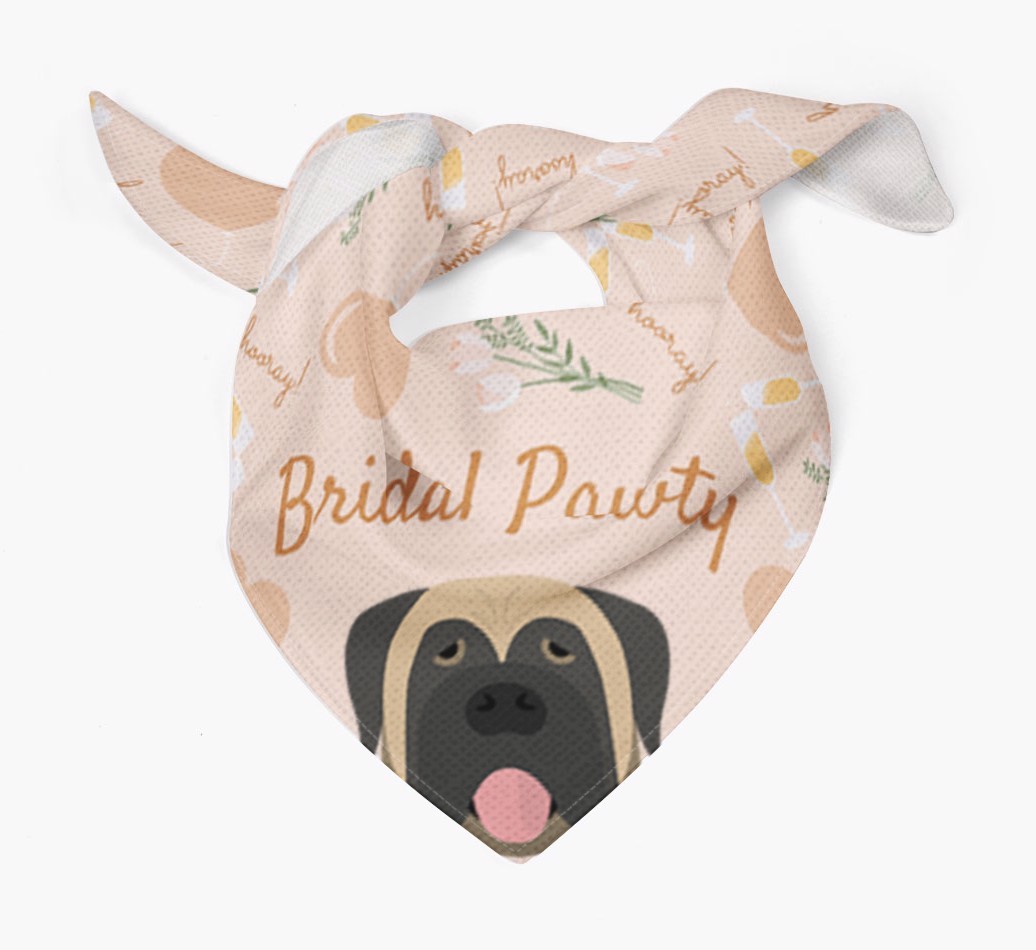Bridal Pawty: Personalized {breedFullName} Bandana