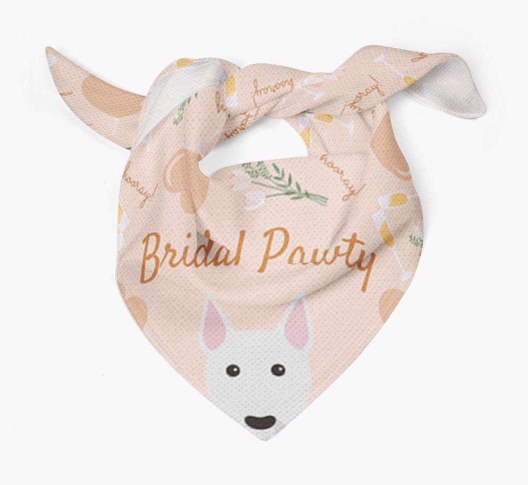 Bridal Pawty: Personalized {breedFullName} Bandana