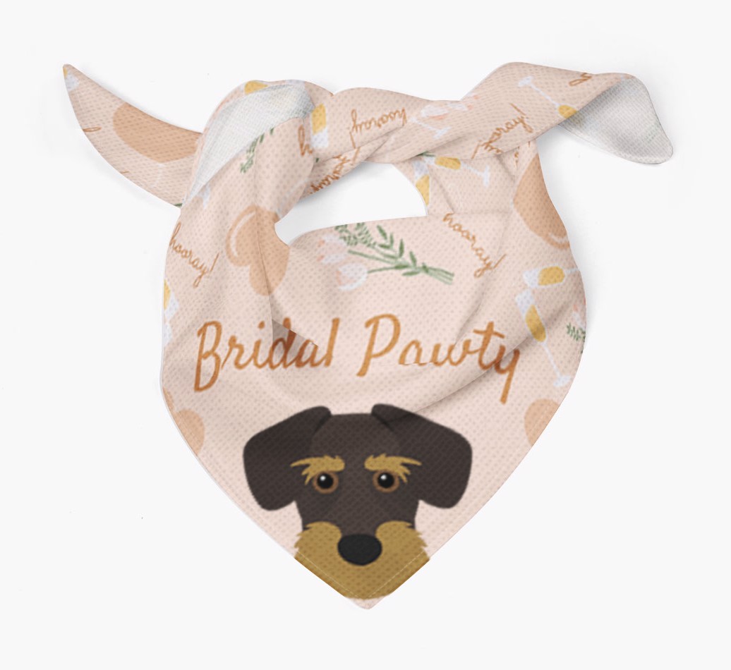 Bridal Pawty: Personalized {breedFullName} Bandana
