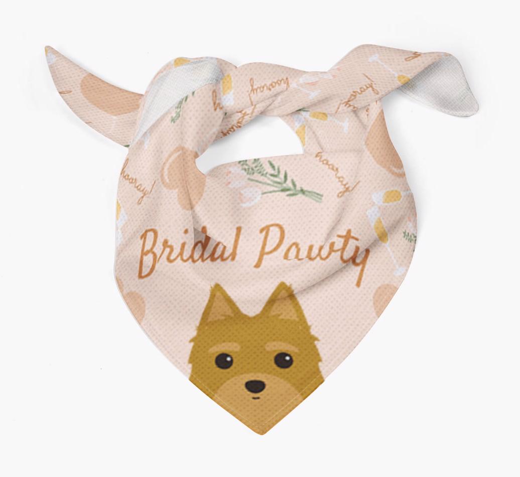 Bridal Pawty: Personalized {breedFullName} Bandana