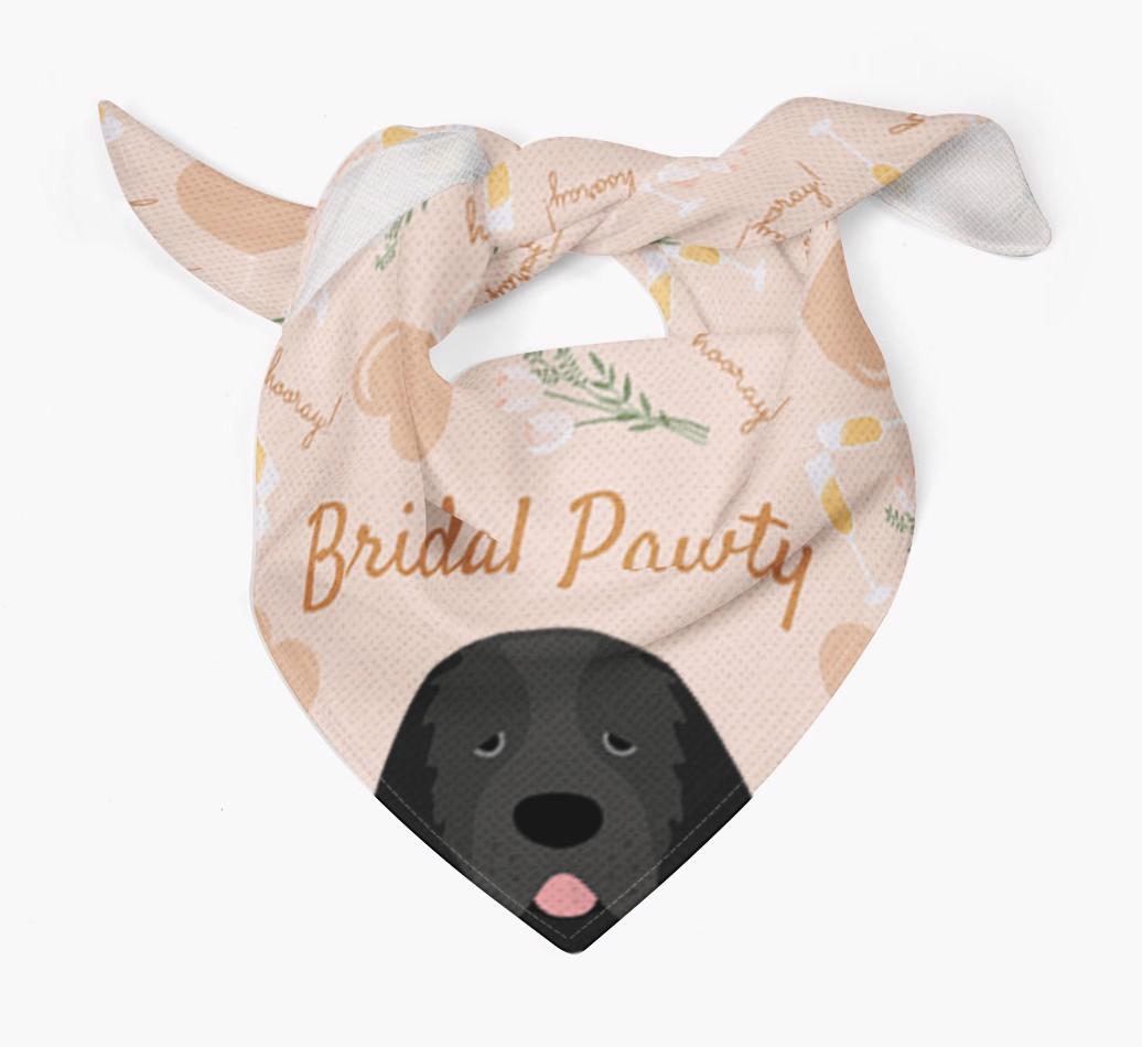 Bridal Pawty: Personalized {breedFullName} Bandana