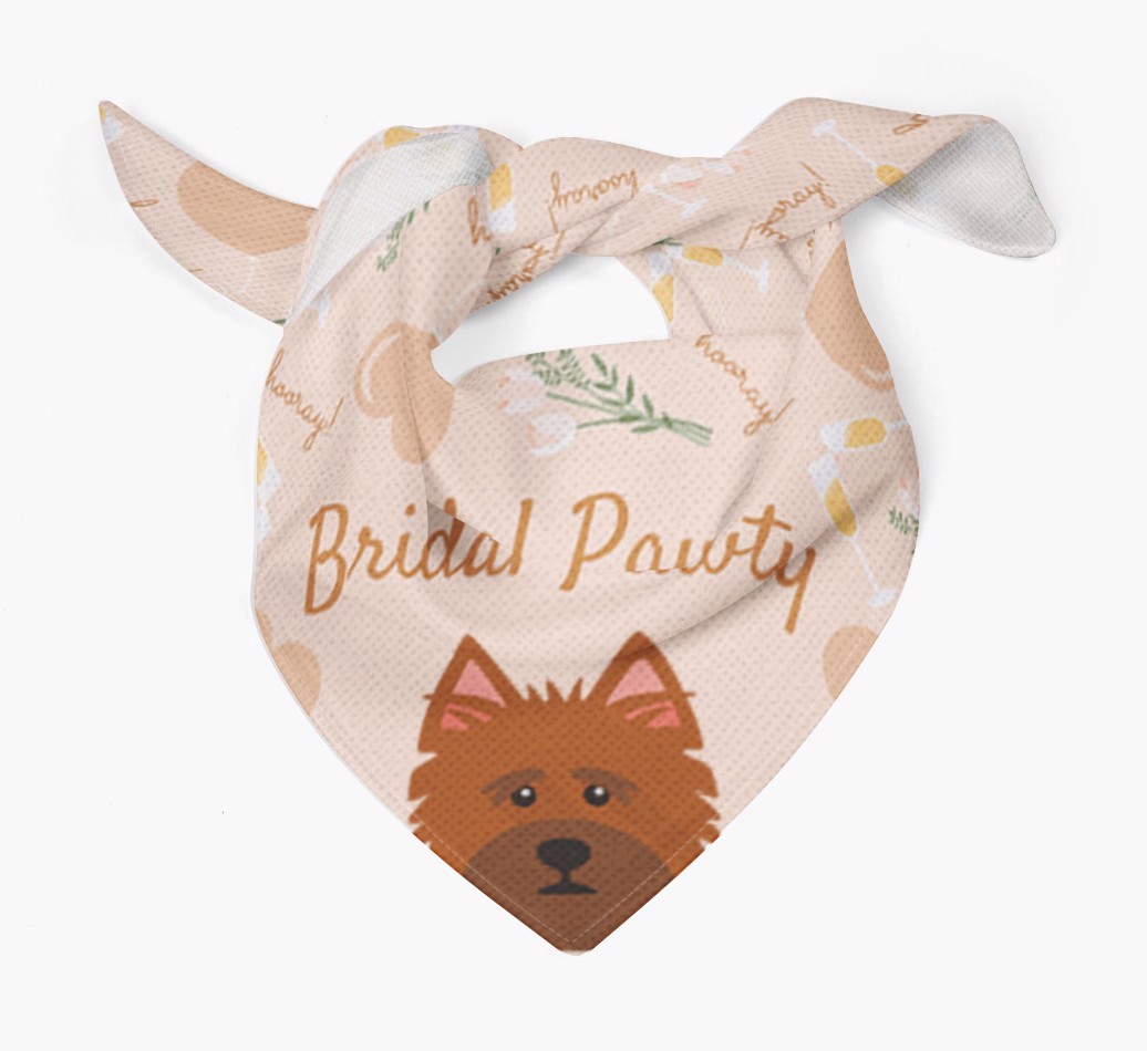 Bridal Pawty: Personalized {breedFullName} Bandana