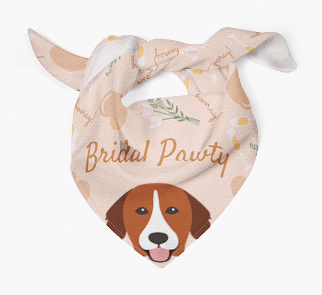 Bridal Pawty: Personalized {breedFullName} Bandana