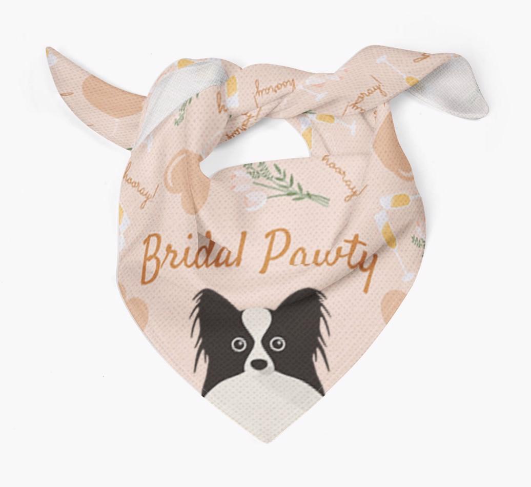 Bridal Pawty: Personalized {breedFullName} Bandana