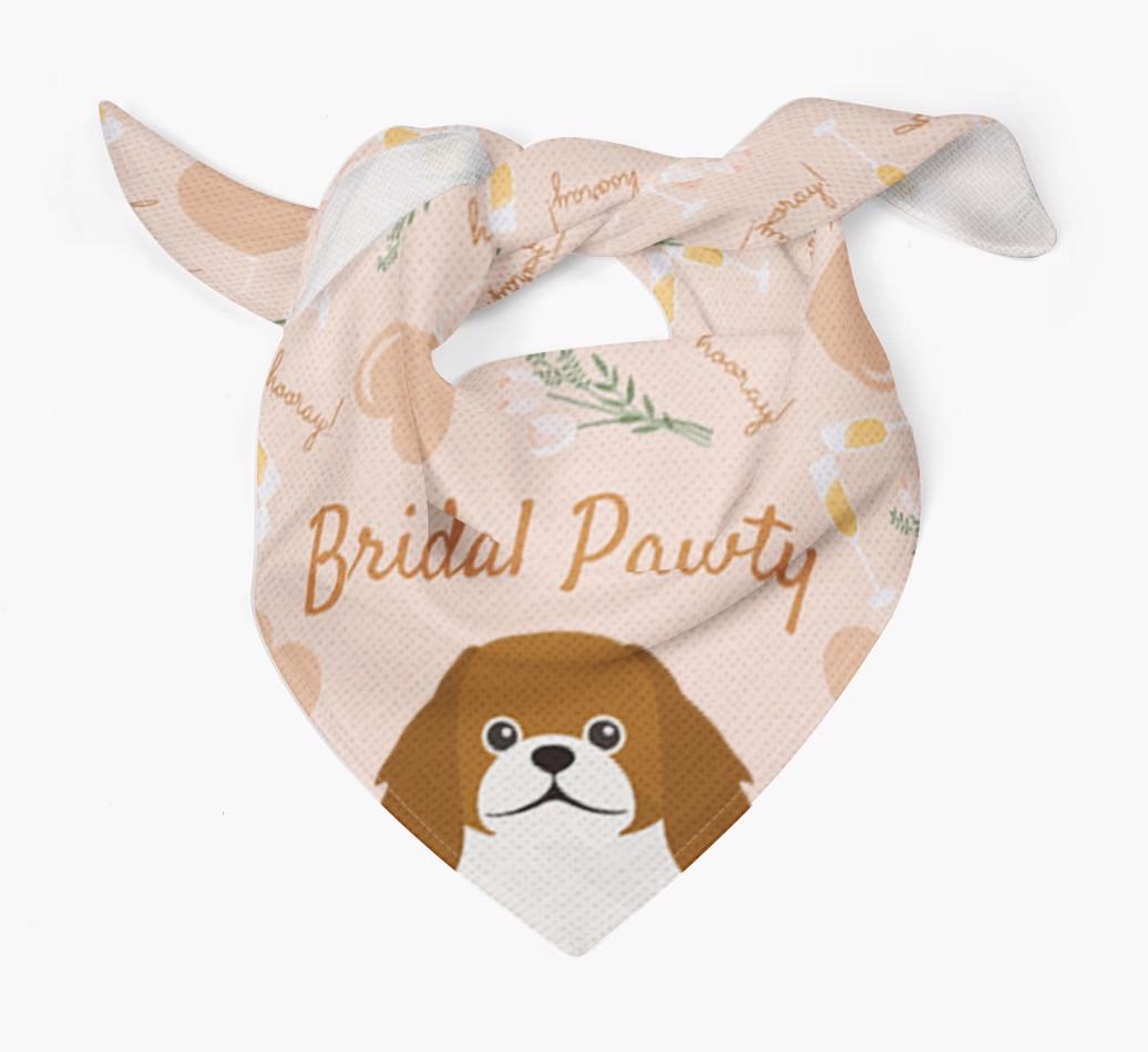 Bridal Pawty: Personalized {breedFullName} Bandana