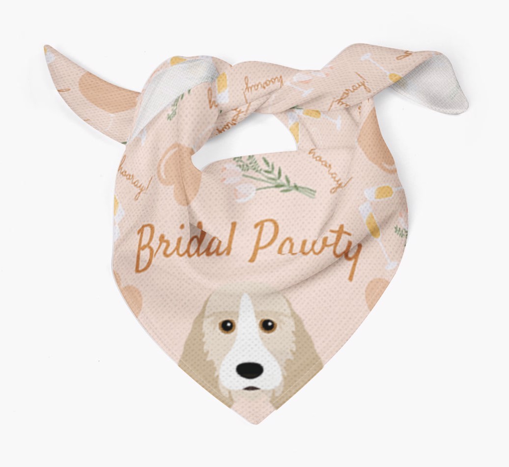 Bridal Pawty: Personalized {breedFullName} Bandana