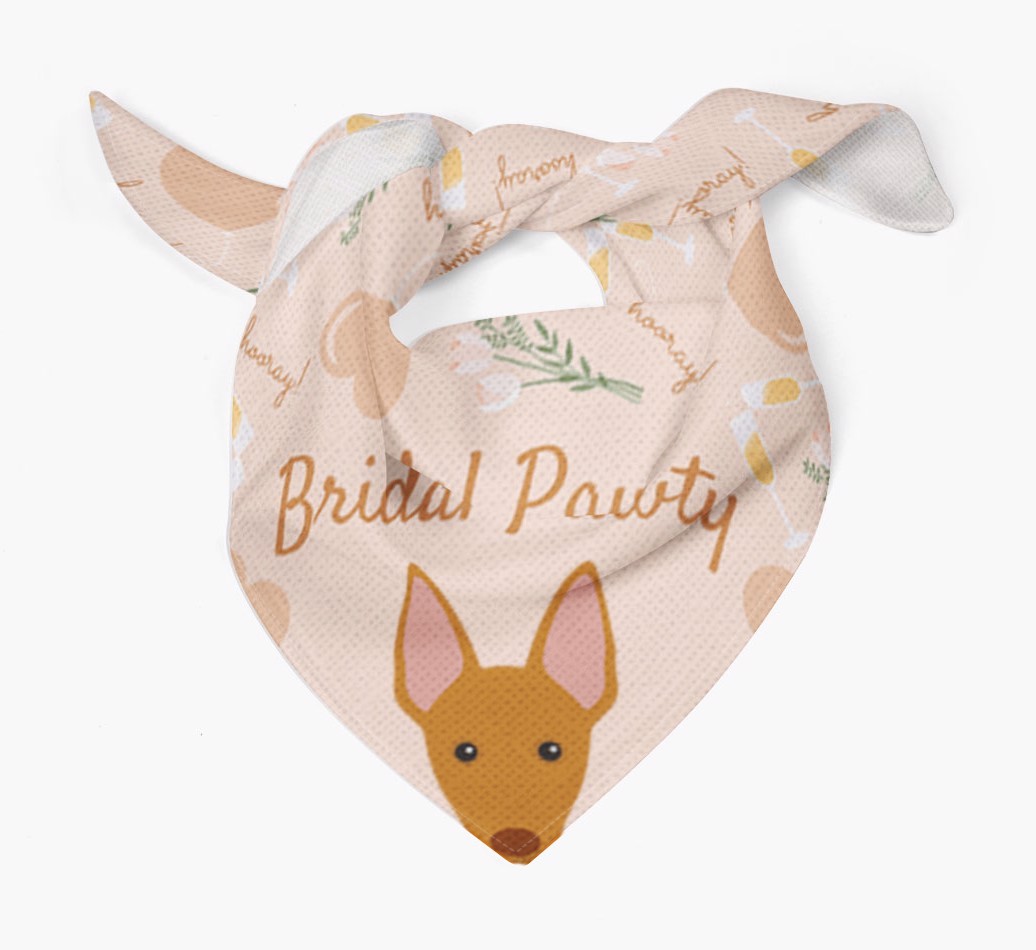 Bridal Pawty: Personalised {breedFullName} Bandana