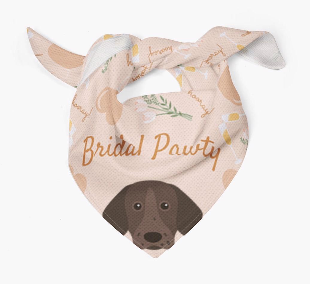 Bridal Pawty: Personalized {breedFullName} Bandana