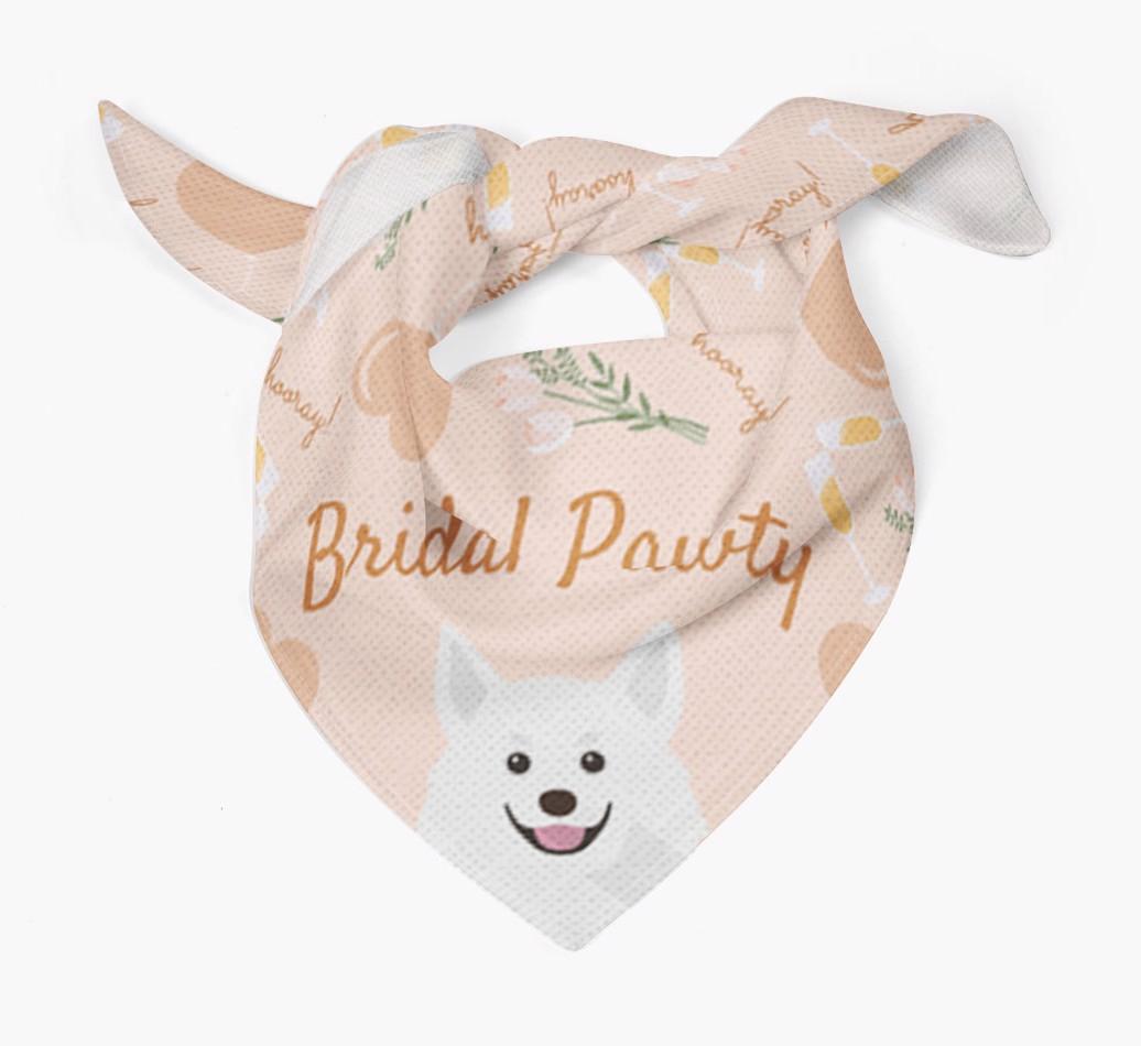 Bridal Pawty: Personalized {breedFullName} Bandana